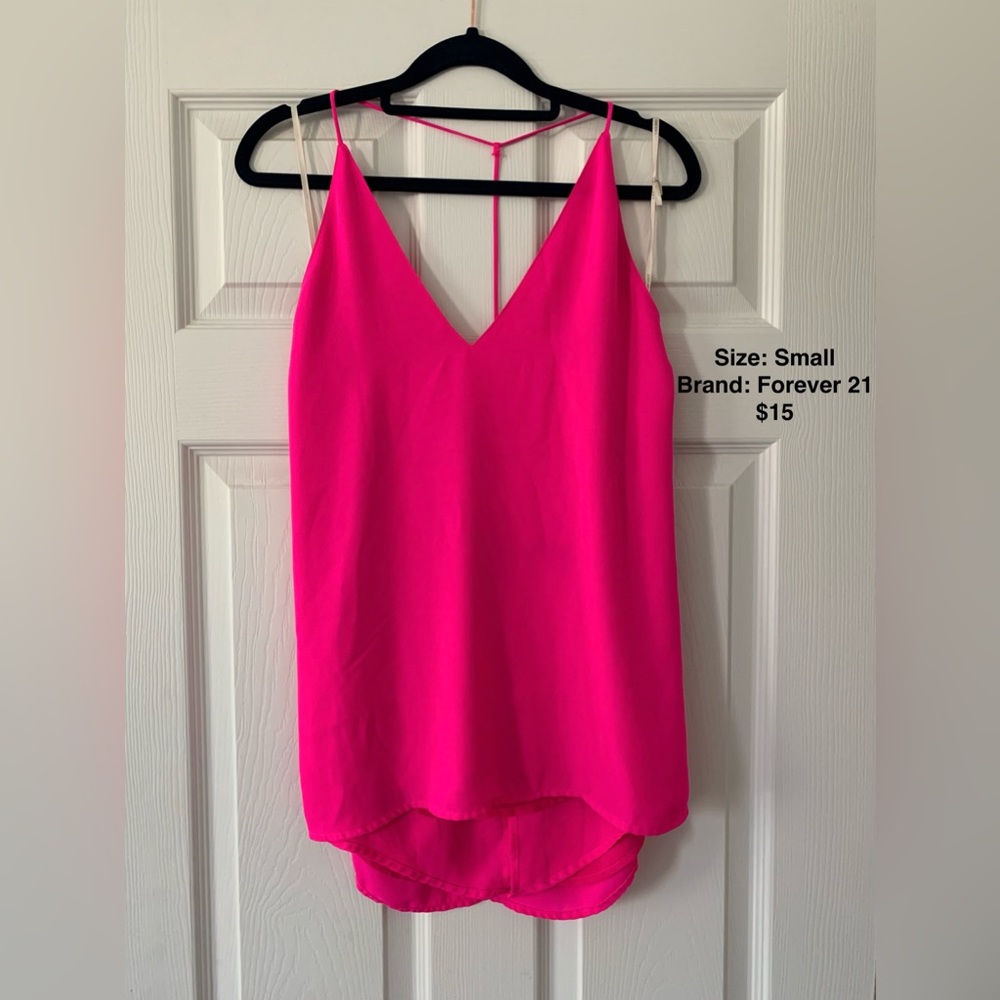 Hot pink top